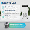 PureBreeze - Portable Air Purifier with HEPA Filter