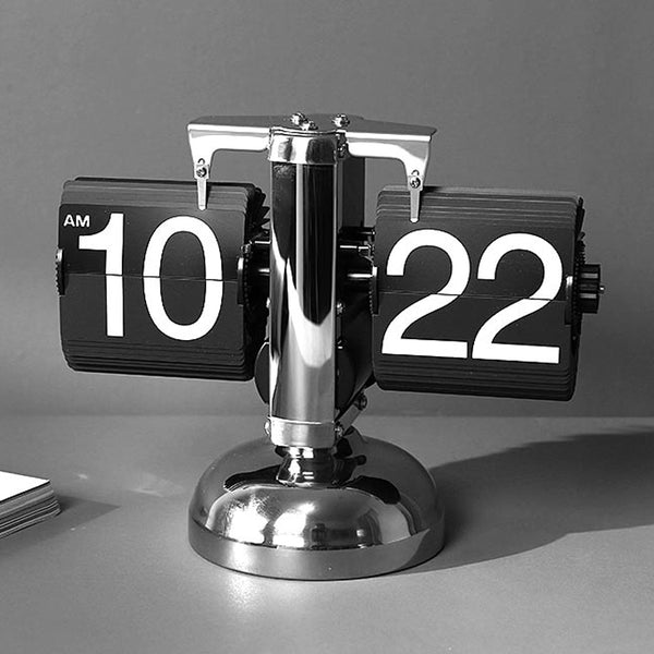 TYPO RETRO FLIP CLOCK UNISEX - Accessori tech - matte black/nero 